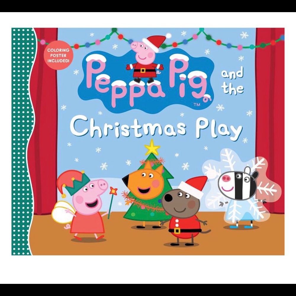 Peppa Pig and the Christmas Play book